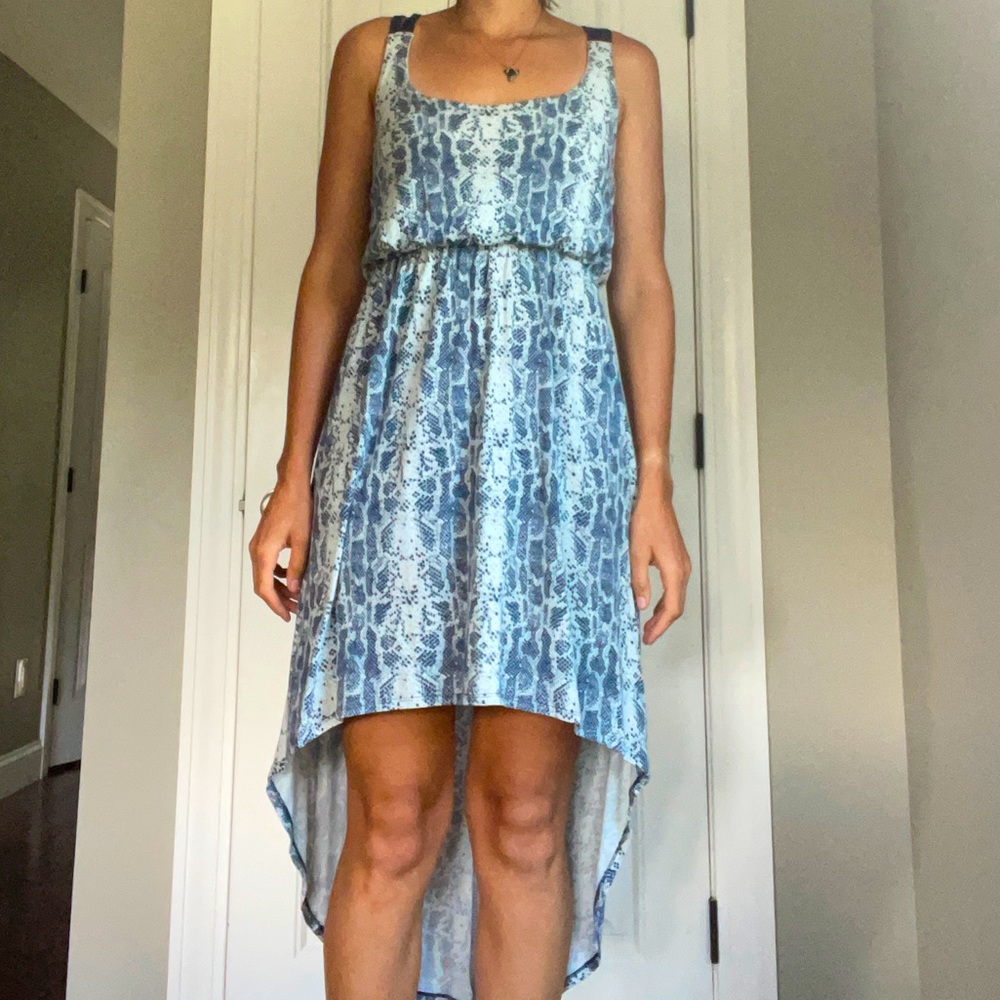 Blue dress